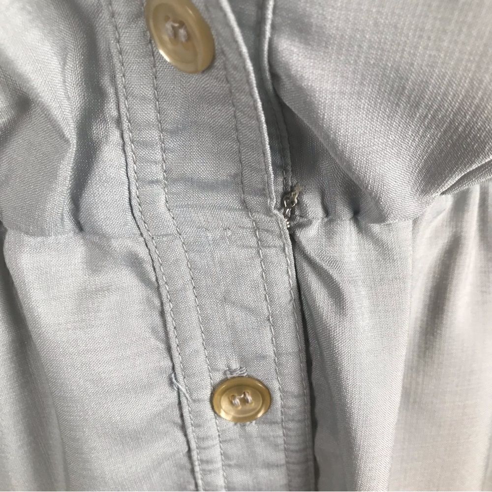 Vintage 1960s R & K Originals Western Boho belted button front midi dress 6/8* - Picture 10 of 14